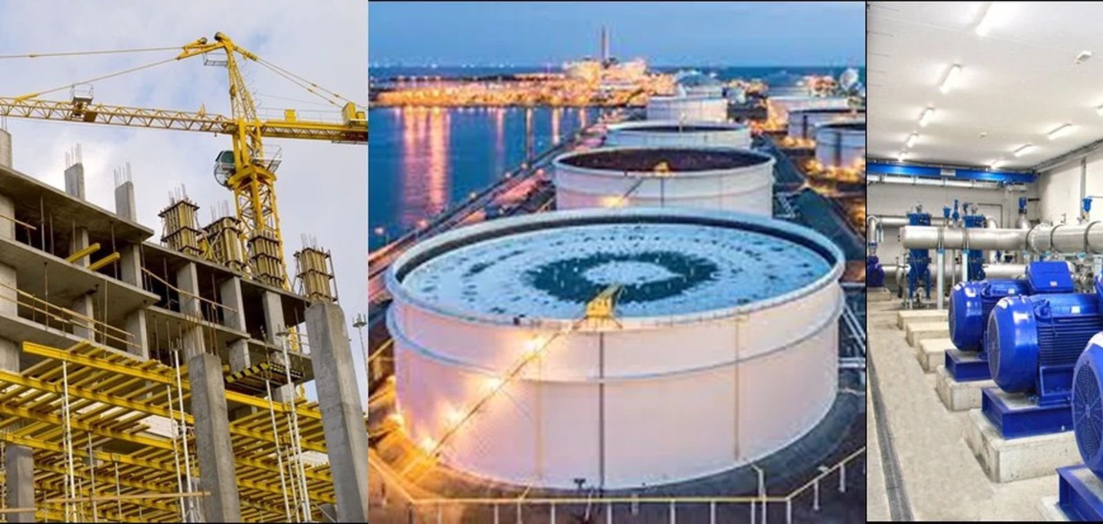 Collage de réalisations HBML Construction